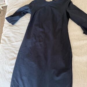 Banana Republic Navy Long Sleeve Dress
